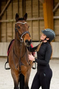 Horze Grayson Anatomische Trense -Pferdedecken Store 10084 DBR 3