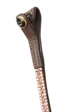 Horze Nancy Stirnriemen Mit Kristallen Und Flechtdetail -Pferdedecken Store 10170 br rgo 02