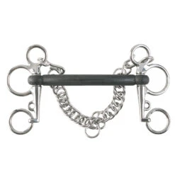 Horze Stangen-Pelham Gummi-Gebiss