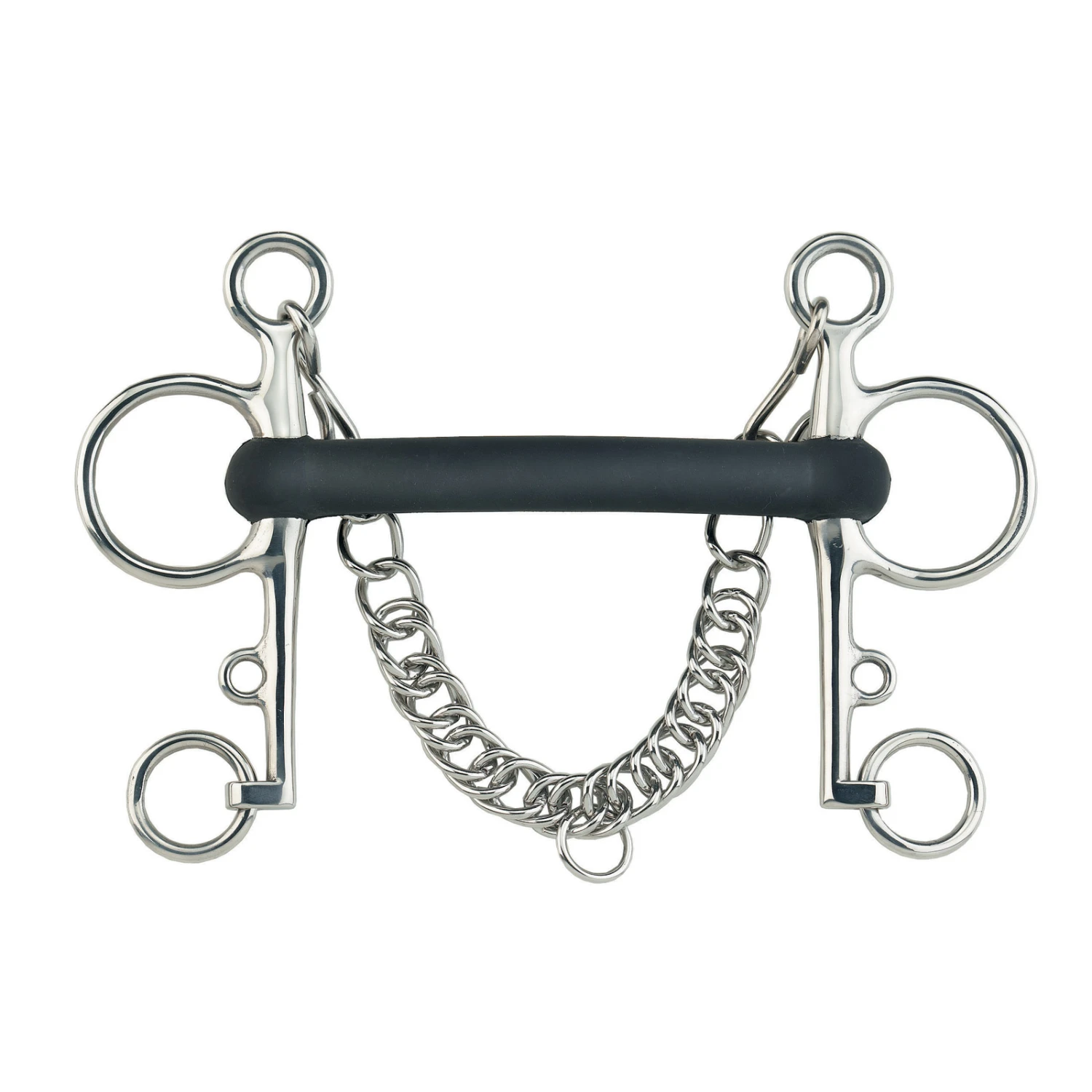 Pelham Stangengebiss Hartgummi Starr 18mm 3 Pelham Stangengebiss Hartgummi Starr 18mm