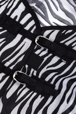 Horze Defender Fliegendecke Mit Festem Halsteil -Pferdedecken Store 24844 zebra 02