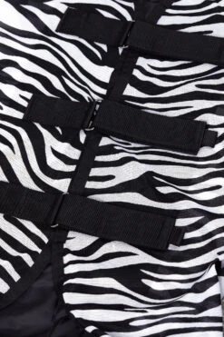 Horze Defender Fliegendecke Mit Festem Halsteil -Pferdedecken Store 24844 zebra 03