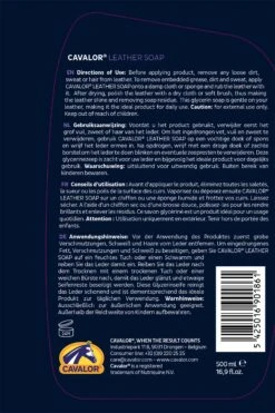 Cavalor Leather Soap 500 Ml -Pferdedecken Store 25807 3 1
