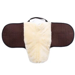 Christ Bareback Riding Premium Plus Lammfellsattel, Shetland -Pferdedecken Store 304750 BR BR NAT 3