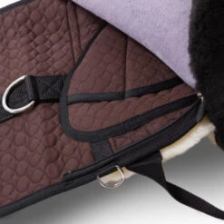 Christ Bareback Riding Premium Plus Lammfellsattel, Shetland -Pferdedecken Store 304750 BR BR NAT 4