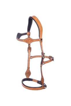 FRA Dandy Sidepull (System 3) Leather, W/ Leather Clip Reins -Pferdedecken Store 322950 NAT 2