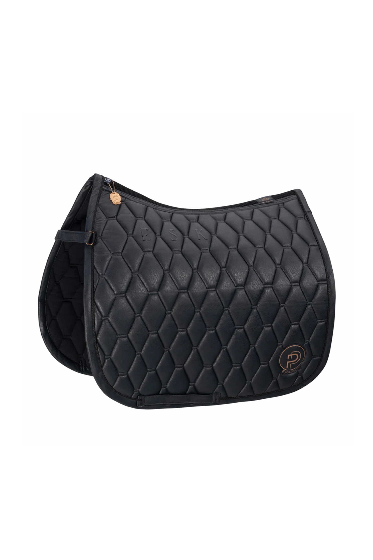 Eskadron Platinum 23 Metallic Faux Leather Dressurschabracke 3 Eskadron Platinum 23 Metallic Faux Leather Dressurschabracke