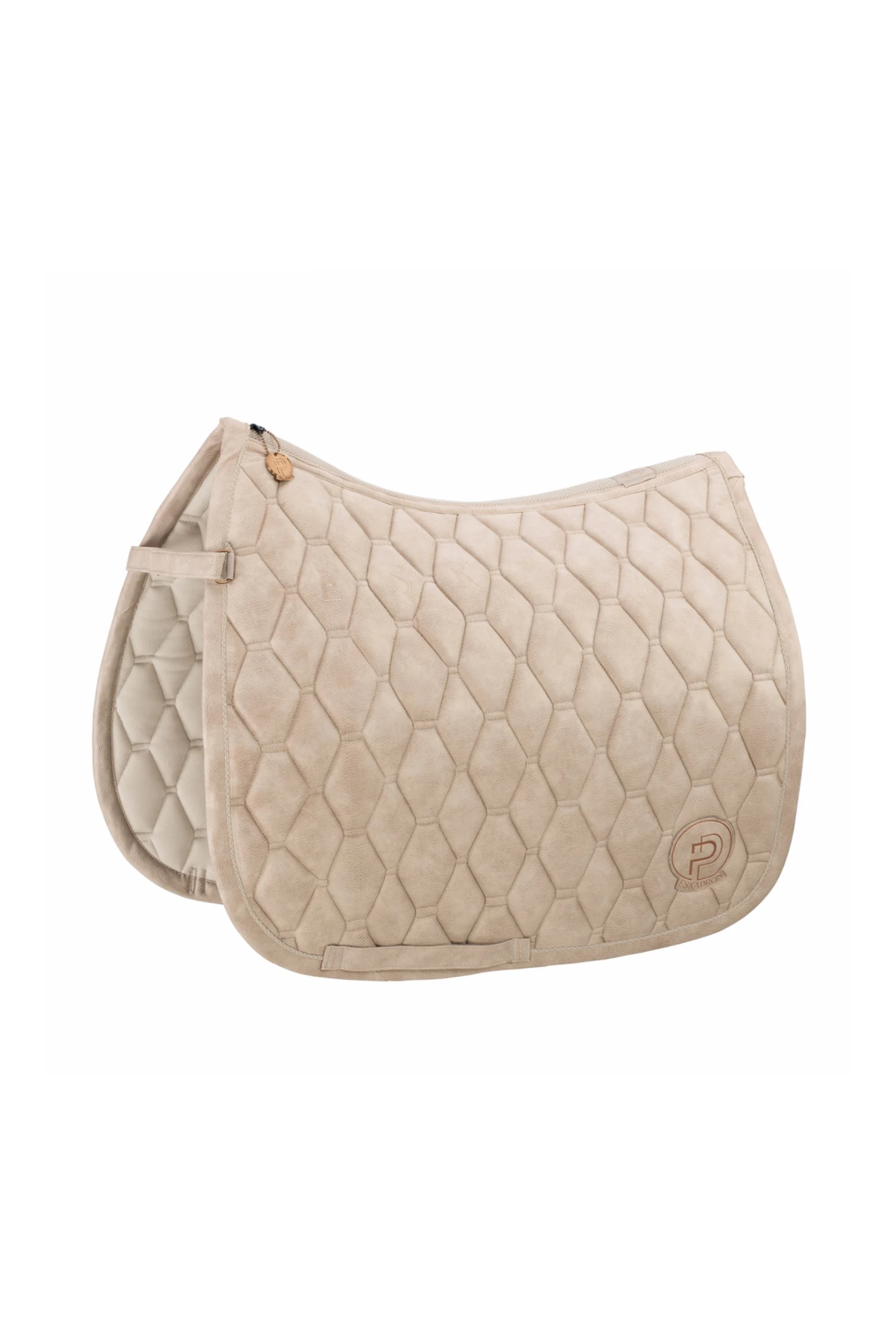 Eskadron Platinum 23 Metallic Faux Leather Dressurschabracke 6 Eskadron Platinum 23 Metallic Faux Leather Dressurschabracke – Bild 4